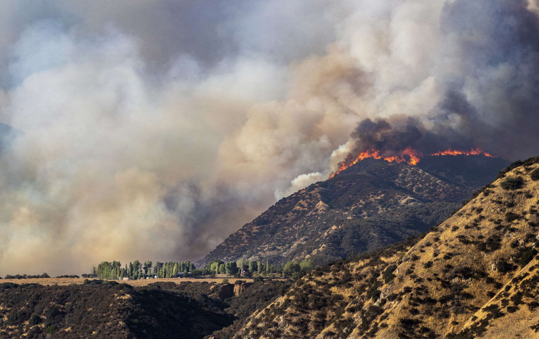 Apple fire in Riverside County grows to more than 4,100 acres, prompting evacuation of hundreds of homes
